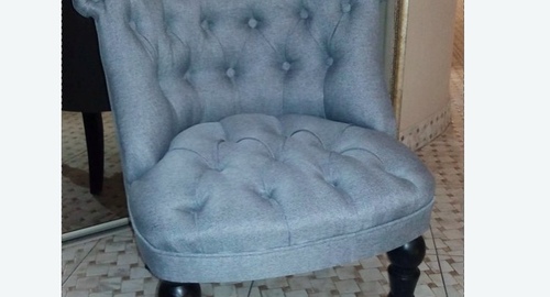 Обшивка стула на дому. Советская Гавань